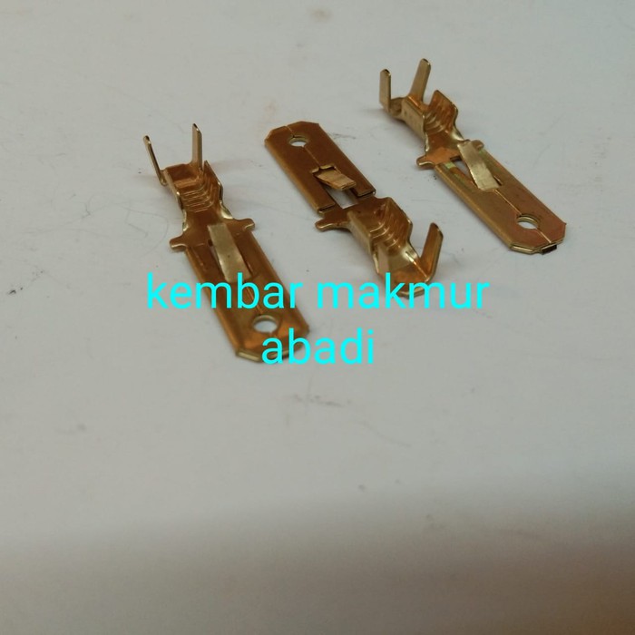 Skun Terminal Skun Merk UTILUX Cowok H2832 Original 1 box 150 Pcs /Skun Gepeng Kuningan H2832 UTILUX