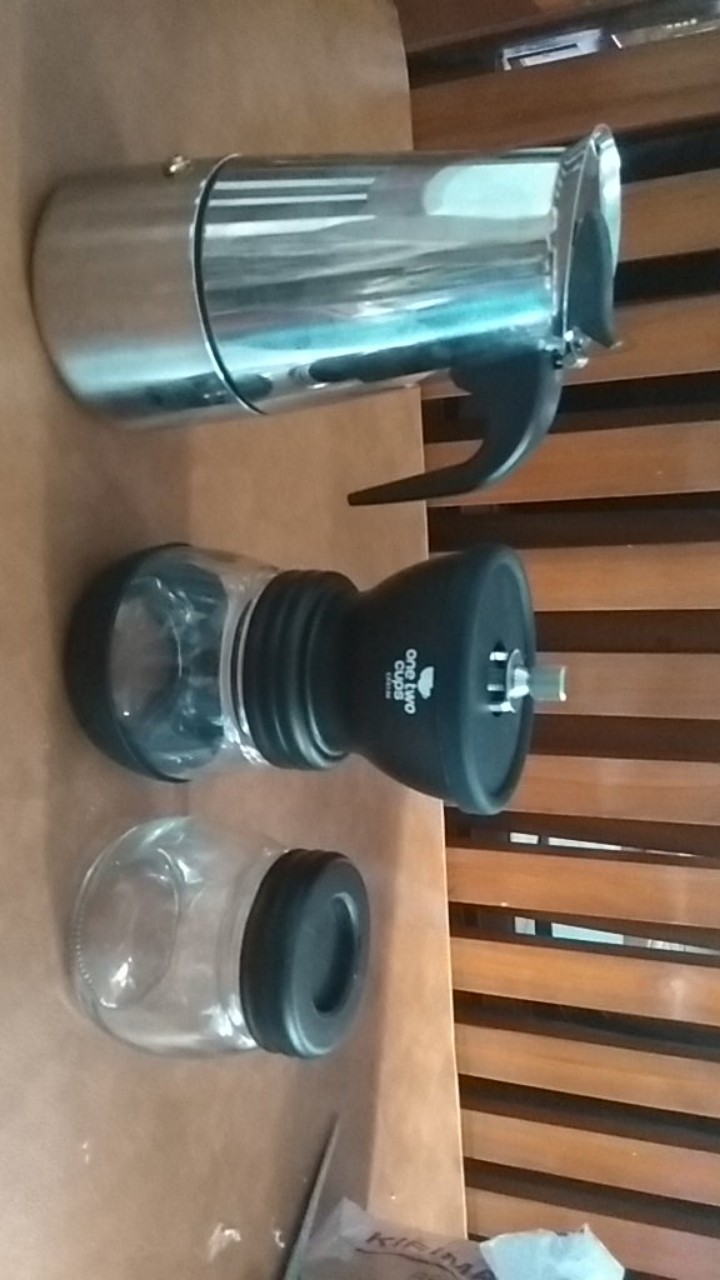 Ceramic Coffee Mill Grinder Gilingan Kopi Manual Burr Bahan Keramik