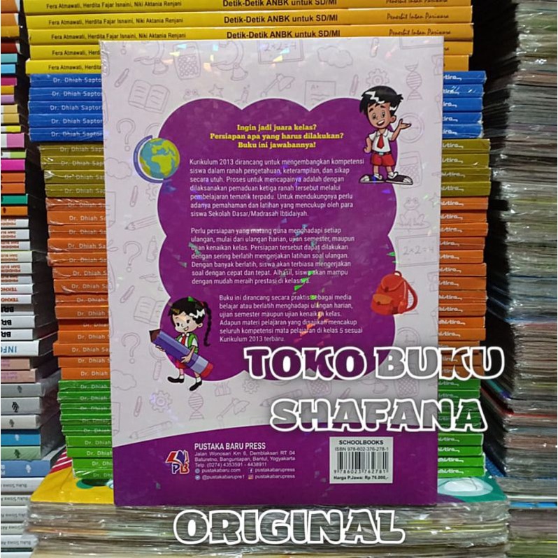 Buku Cerdas Ulangan Harian Tematik Kelas 5 SD/MI Kurikulum 2013 Pustaka Baru Press