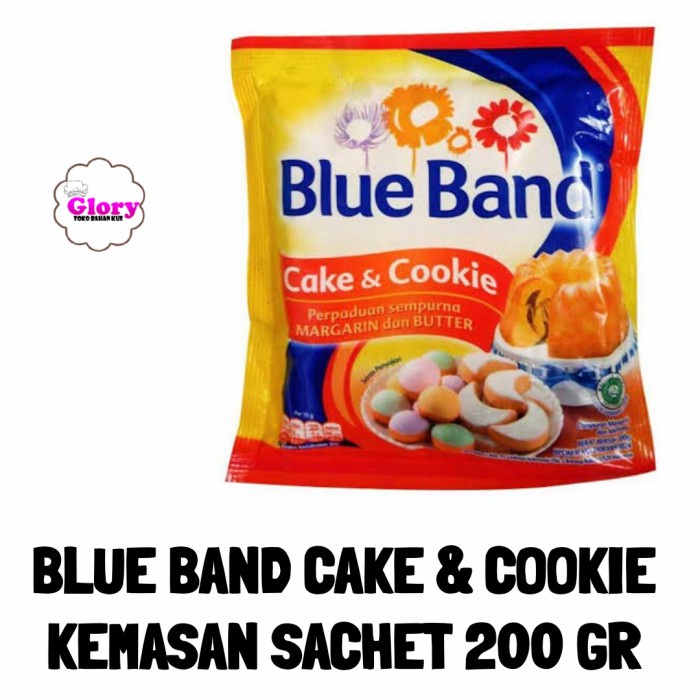 

butter-mentega- blue band cake and cookies 200 gr/blueband cake and cookies -mentega-butter.