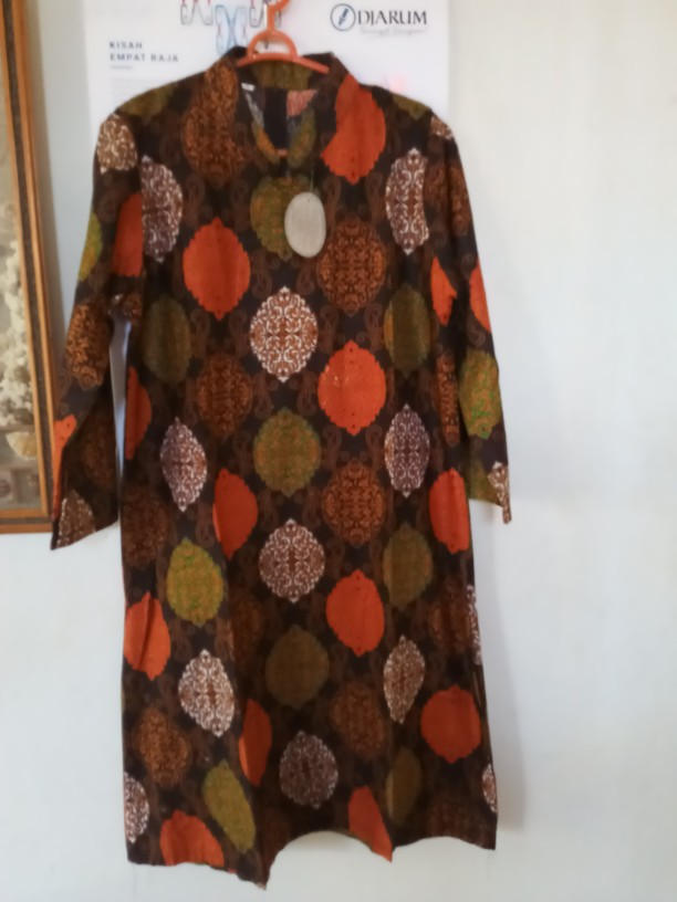 Baju Tunik Batik Halus Tunik Kantor Premium Murah All Size