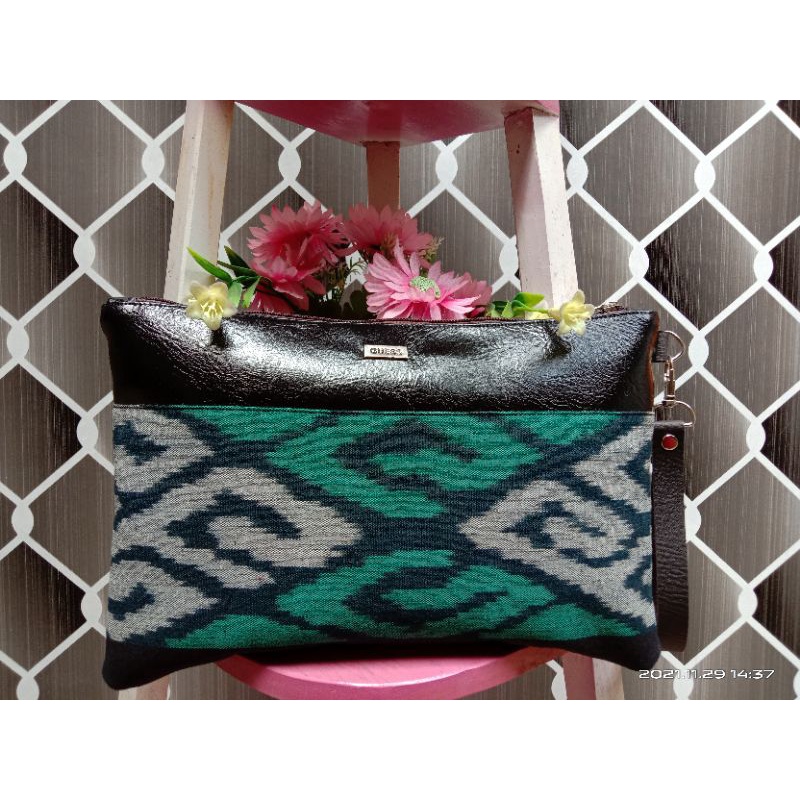 clutch wanita Big size 30x20cm TENUN TROSO ORIGINAL/SOUVENIR EXCLUSIVE ❤️/Dompet tenun TROSO