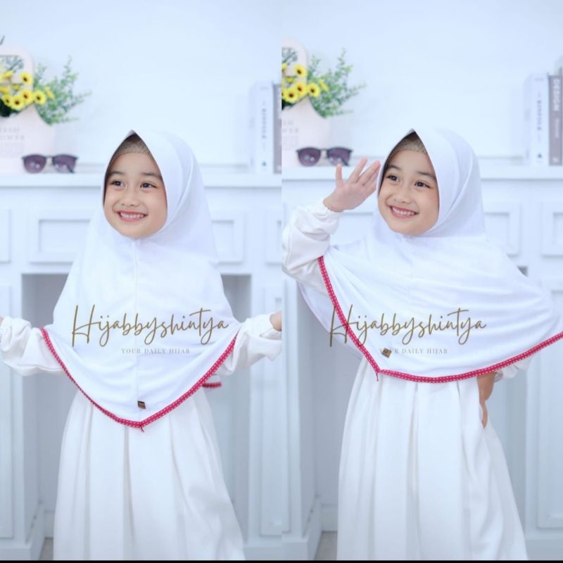 HIJAB ANAK SEKOLAH UK L