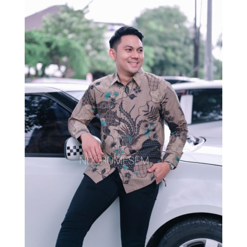 Kemeja Batik Pria Lengan Panjang Atasan Batik size M L XL XXL 3XL 4XL 5XL 6XL 7XL 8XL 9XL 10XL NUKUbatik