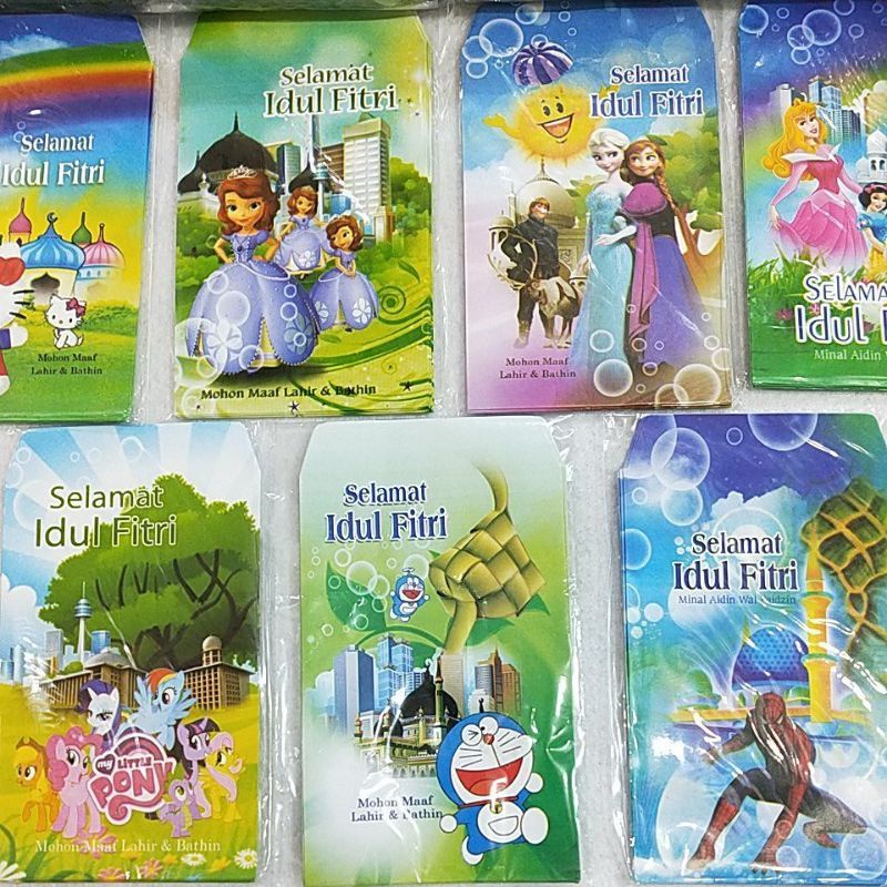 

Amplop Lebaran Karakter 3 BUNGKUS (18 pcs)