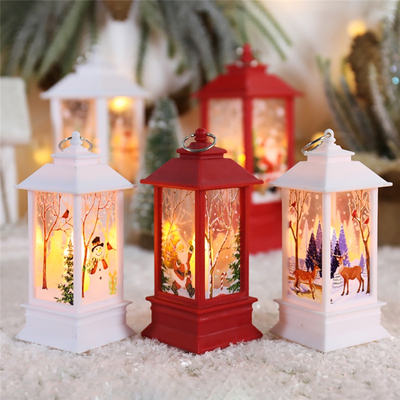 TK Christmas Lantern Merry Christmas Decorations Christmas Tree Ornaments Light