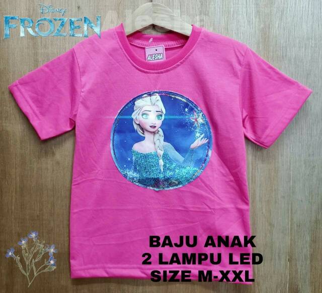 Rully68 _kaos Anak 2 lampu lem / kaos Anak katun murah tapi mewah