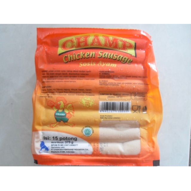 

Fiesta Champ Sosis Ayam Chicken Sausage 375 G