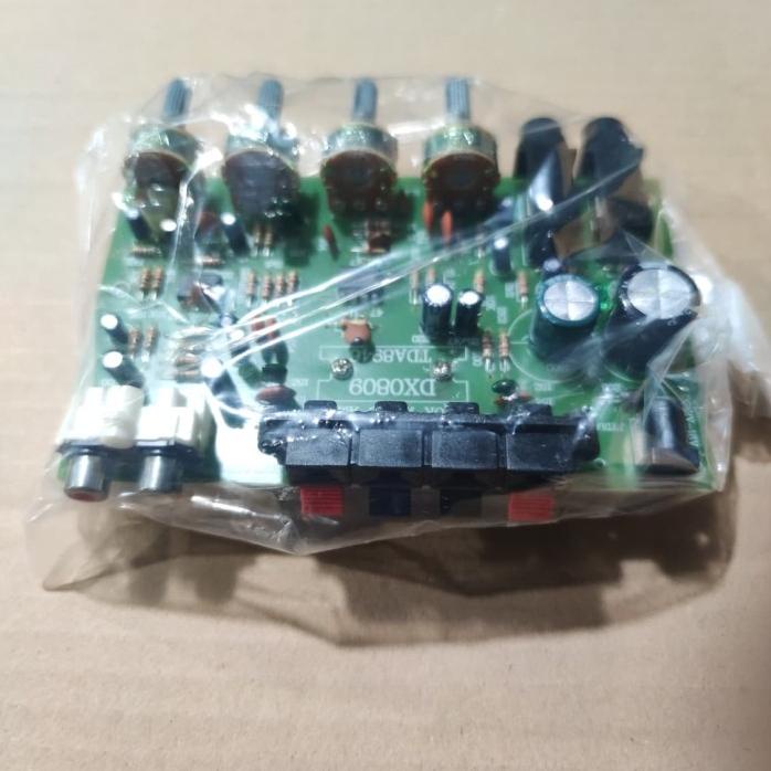 kit stereo aktif mini 60watt plus mic input import china dx0809 wau1