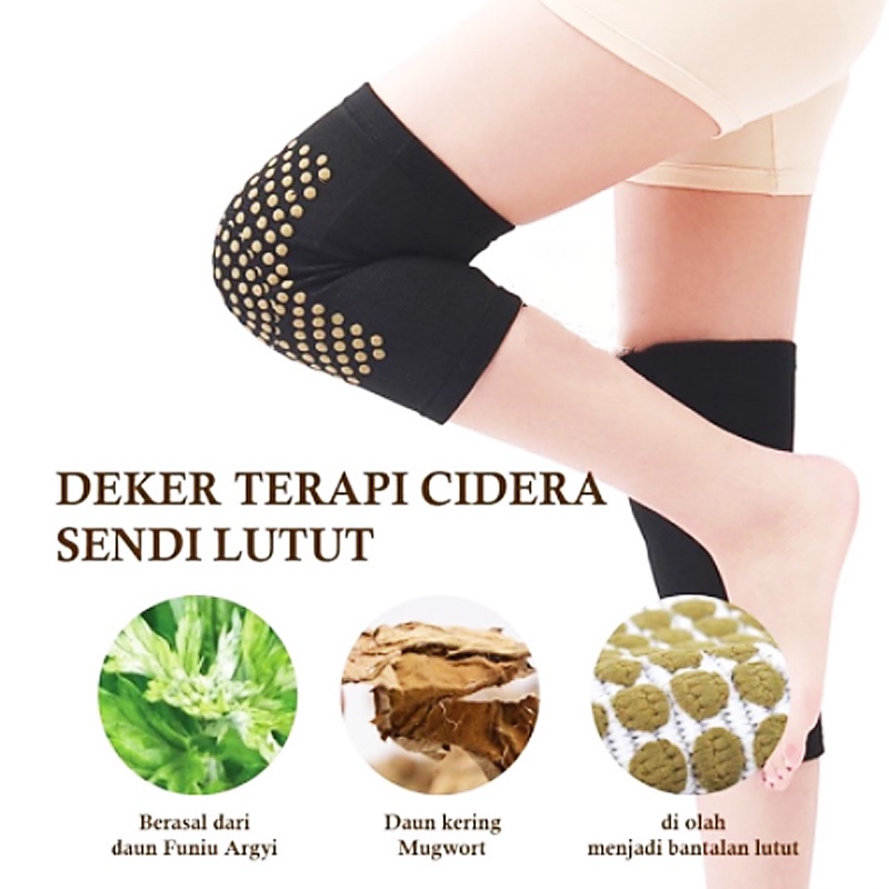 Sabuk Terapi Lutut Deker Nyeri sendi Add herbs