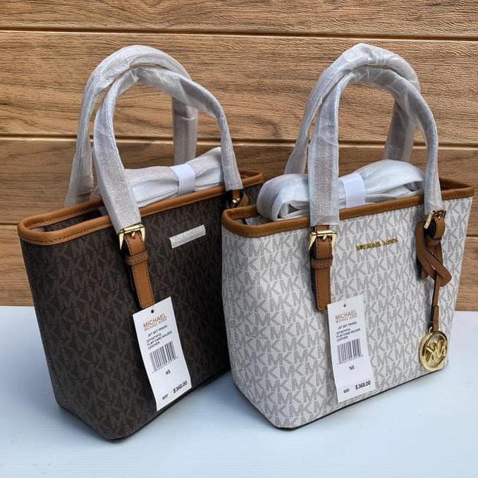 ✅ LANGSUNG KIRIM TAS TOTE KULIAH✅ MK JETSET TRAVEL MINI TOTE STOK TERBATAS