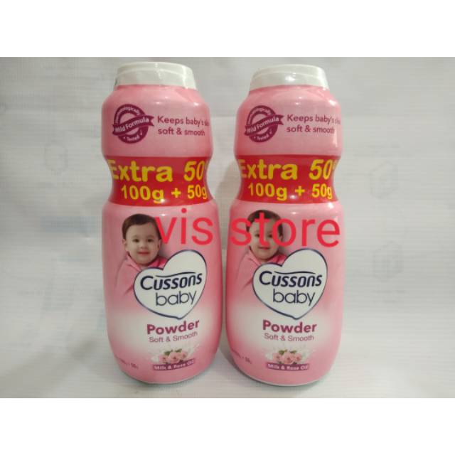 Cussons Baby Powder 150 gr bedak bayi Soft Smooth