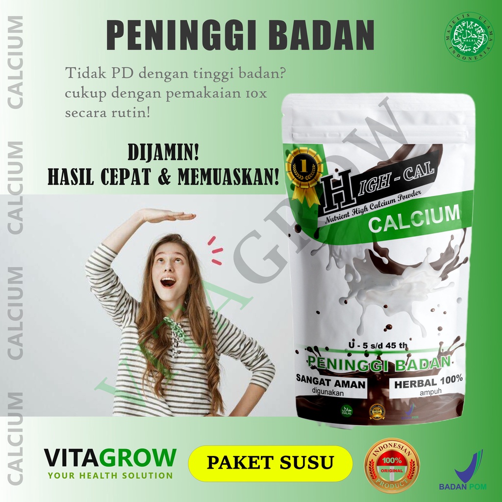 

PAKET SUSU PENAMBAH PENINGGI BADAN AMPUH / penambah tinggi badan dewasa / penambah tinggi badan anak / penambah tinggi badan murah / penunjang pertumbuhan / penambah tinggi badan bpom / penambah tinggi badan cepat / pertumbuhan tulang by VitaGrow