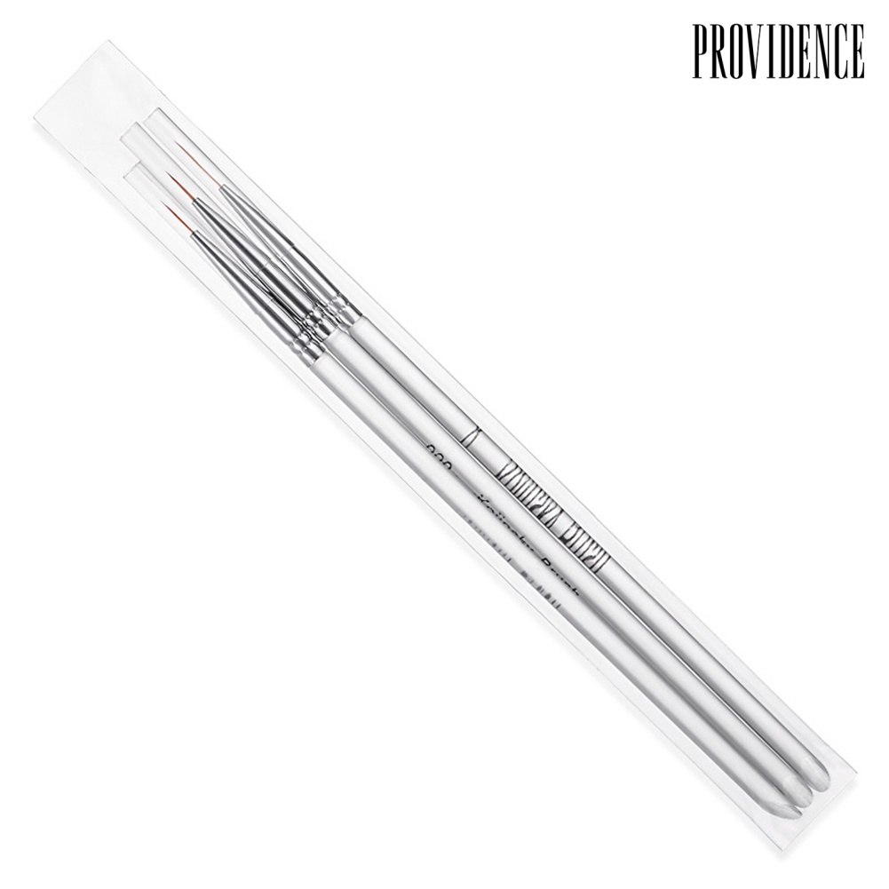 Providence Pinpai 3Pcs Painting Drawing Line Flower Brushes Nail Art Pens Manicure Tools