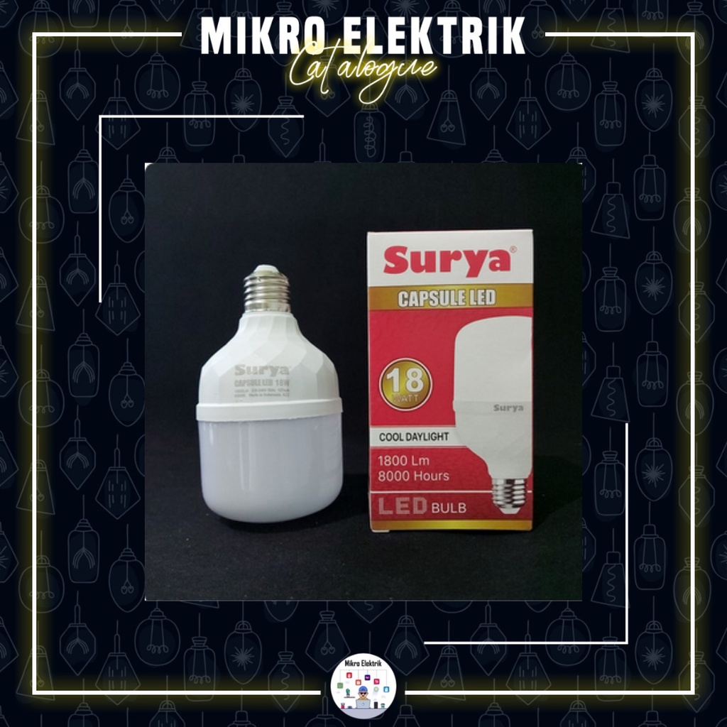 Lampu Capsule Led Surya 18 watt