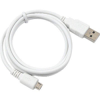 Kabel Charger Micro USB 1 Meter - White