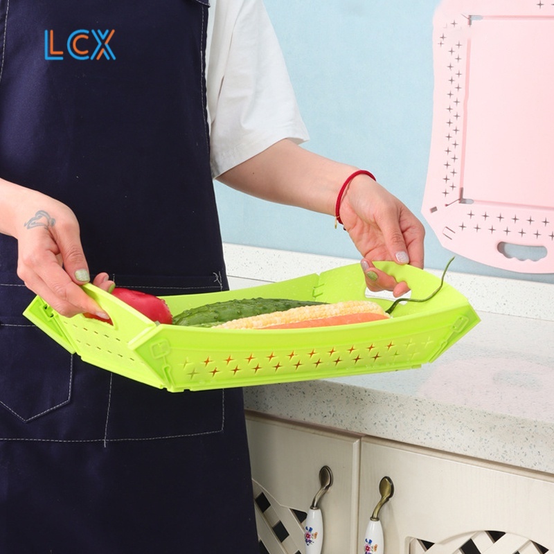 LCX Alas Pemotong Sayuran / Talenan Dapur Serbaguna Talenan Dapur Plastik VS-48