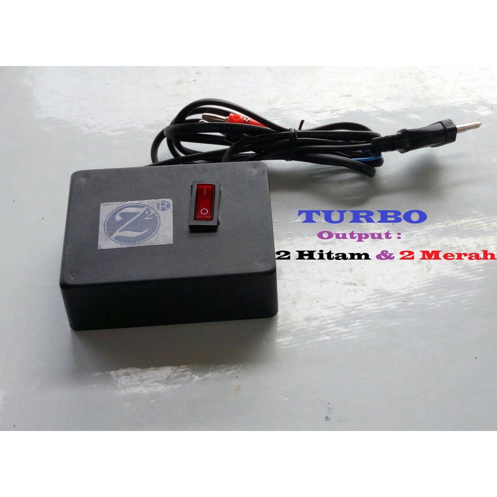 Power/Adaptor Turbo Alkaline Water Processor Output 2 hitam 2 Merah