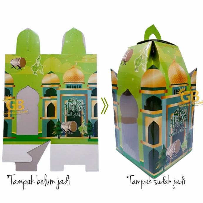 

Box Hampers Idul Fitri / Kotak Souvenir / Dus Lebaran/ Box Kue Kering Hot!!!R30F