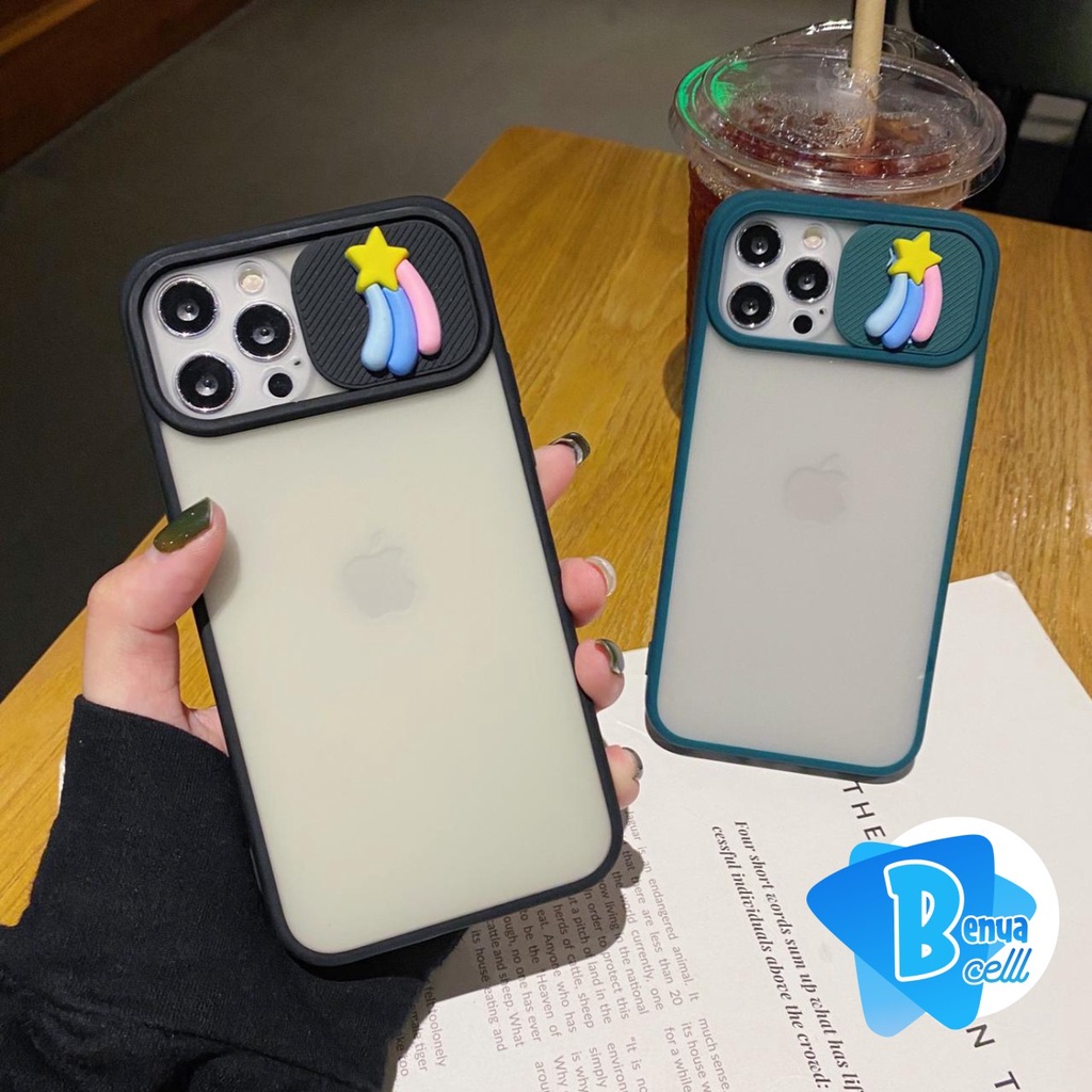 SOFTCASE SLIDE PELINDUNG KAMERA STAR 3D SAMSUNG J2 PRIME CORE J4+ J5 J6 J6+ J7 PRO CORE PRIME A03s B