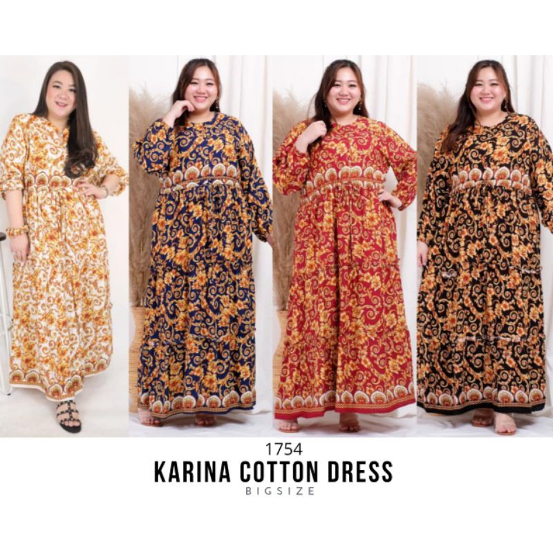 Dress Jumbo Katun Karina 1754