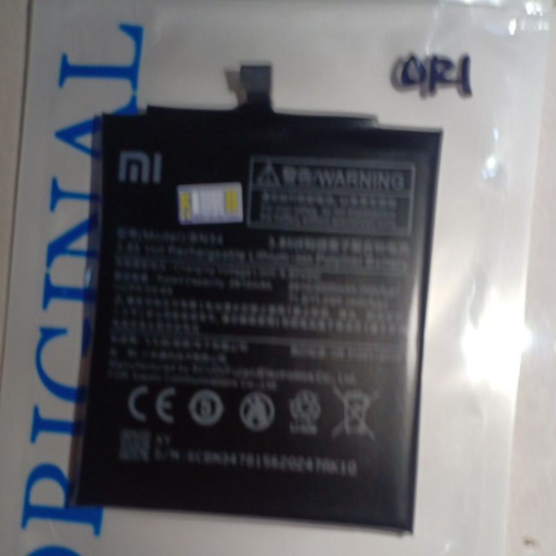 batre Xiaomi bn34 ori