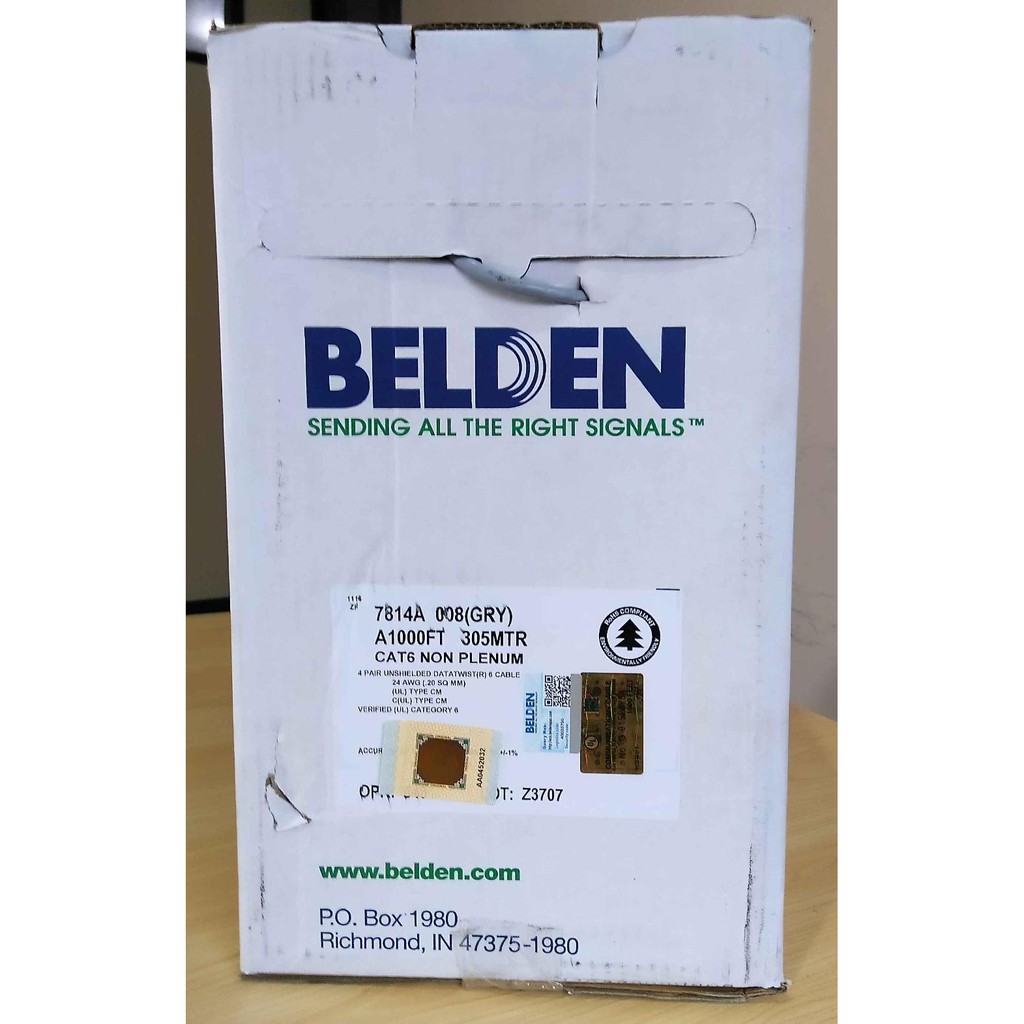 Jual Kabel Belden CAT 6 7814A Original USA