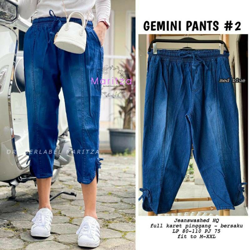 (Bisa Cod) ootd Celana Panjang Baggy Pants Jin High waist Cewek Bahan Jeans Washing || Celana Jeans Korea