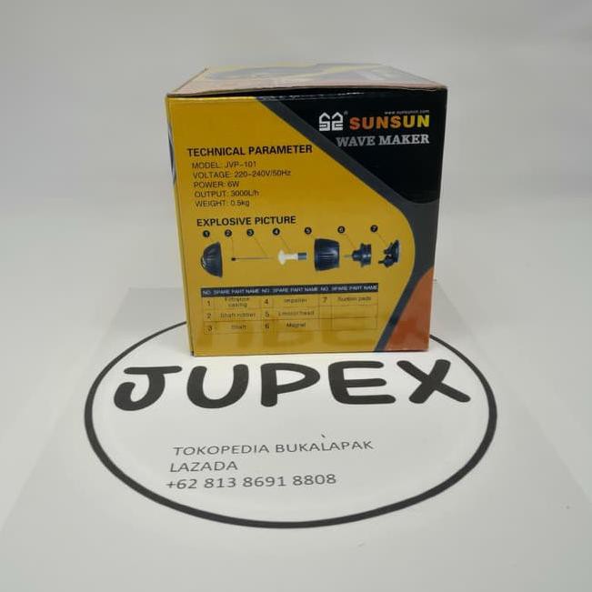 WAVEMAKER SUNSUN JVP-101 PEMBUAT GELOMBANG AQUARIUM KOLAM IKAN JVP-101
