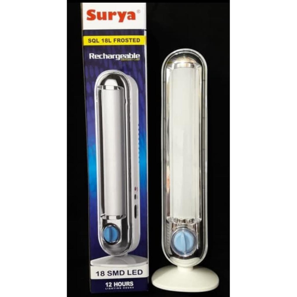 Emergensi lamp Surya SQL 18 L Frosted - lampu emergensi surya sql 18 L
