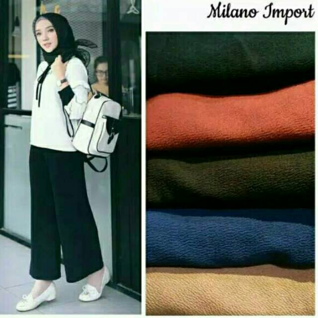 Celana Kulot/kulot cantik/kulot polos/celana casual/celana panjang/celana kekinian/celana grosir