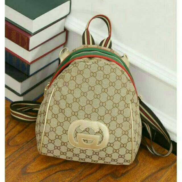 TAS RANSEL.GUCCI BISA SELEMPANG