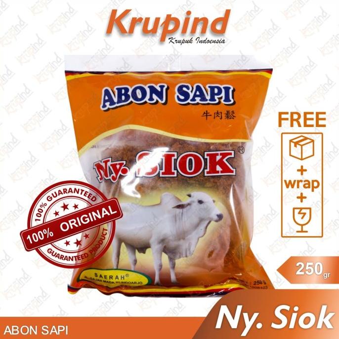 

Ny Siok / NySiok - Abon Sapi 250gr - Krupind