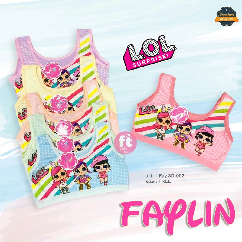 FX SHOP MINISET ANAK PELAJAR / MINISET ANAK PEREMPUAN Sablon 3D