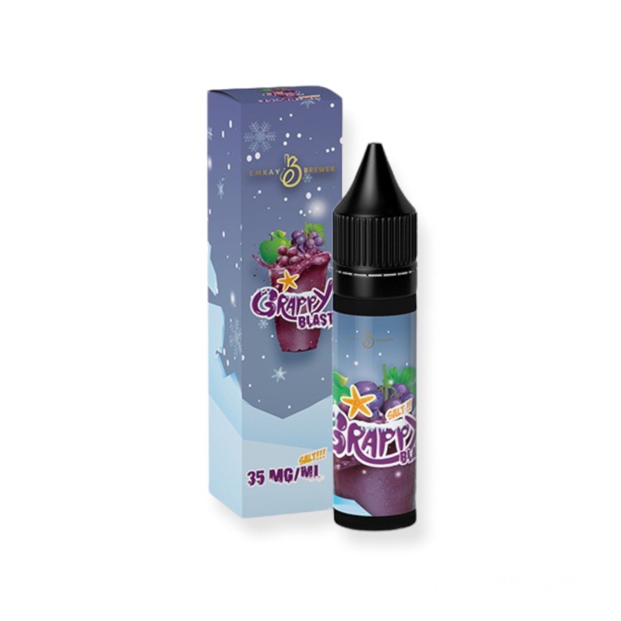 Grappy Blast Salt Nic 15ML by Emkay Brewer