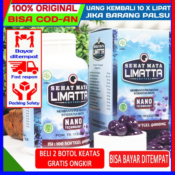 LIMATTA SEHAT MATA SOFTGEL - Walatra Sehat Mata Softgel Kemasan Baru - Limatta Softgel