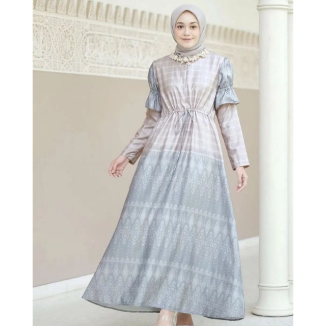 Twotone dress by Vanilla Hijab