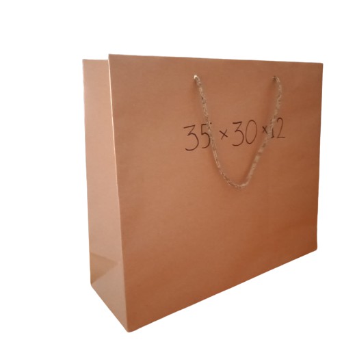 

Paper Bag Polos Coklat Termurah / Tas Kertas Polos Murah Ukuran 35x30x12