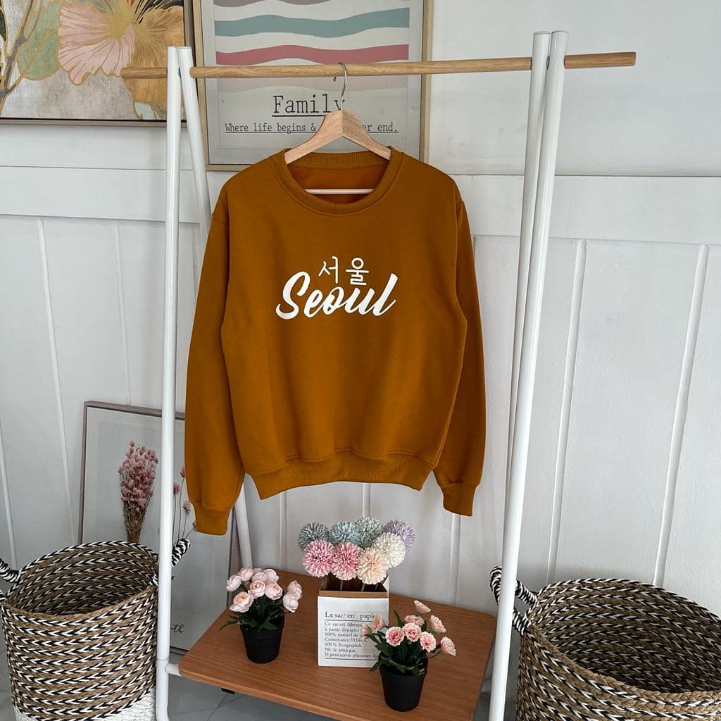 SEOUL SWEATER WANITA - ATASAN KOREA TERLARIS