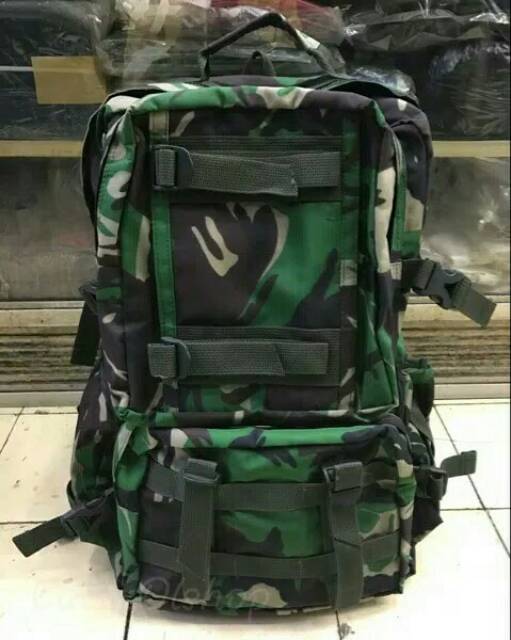 Tas/Ransel Loreng TNI/ABRI Model Lebanon Besar Standar TNI