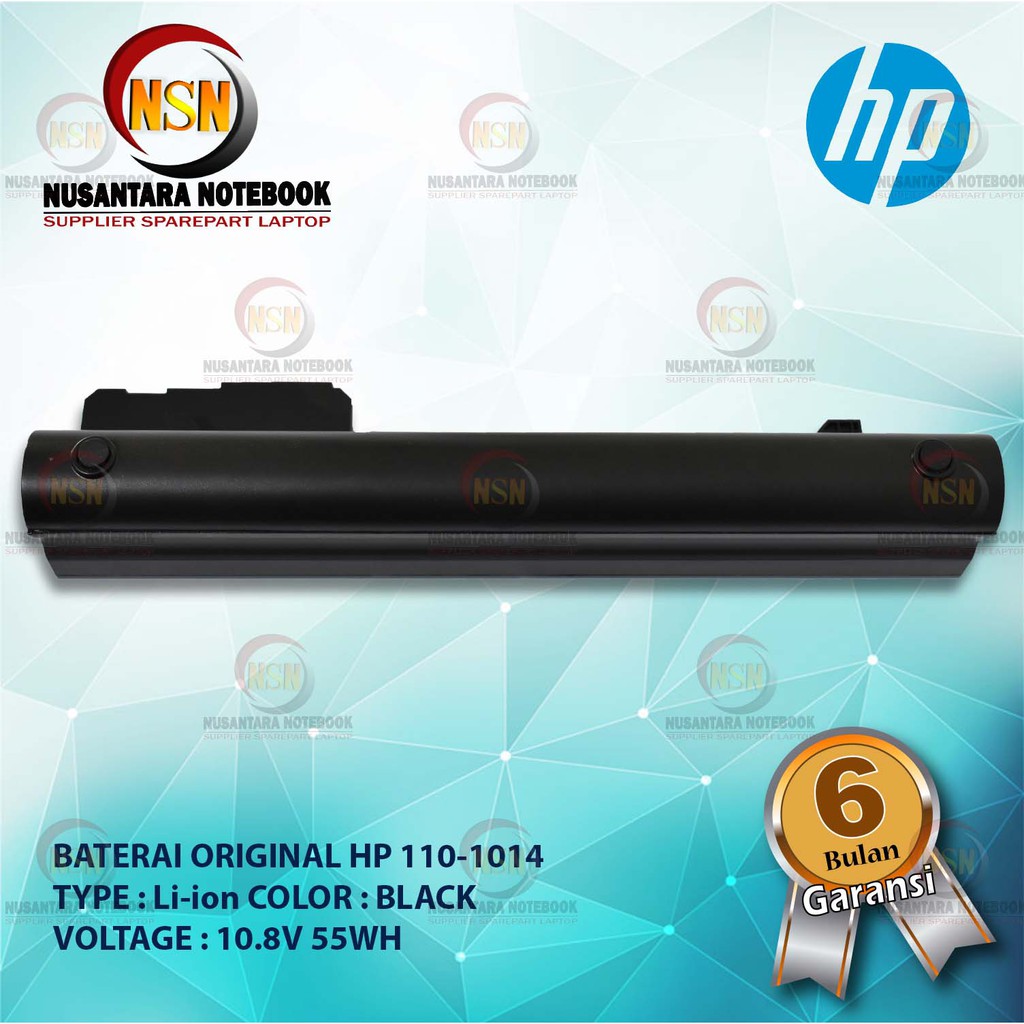 Baterai Original Laptop HP Mini 110-1014 110-1000 CQ10-100 10.8V 55WH