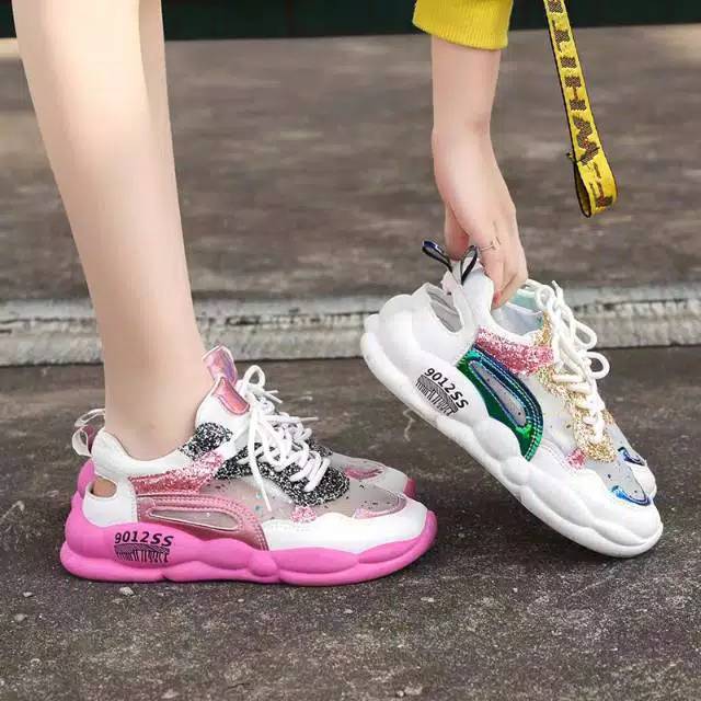 Sneakers Sepatu Fashion Korea 9012SS AS 100
