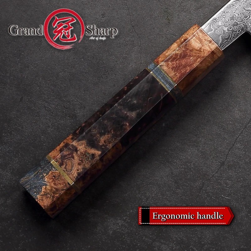 Damascus Kitchen Knife Handmade Japanese Chef Knife VG10 Japanese Damascus Steel Kiritsuke Knives