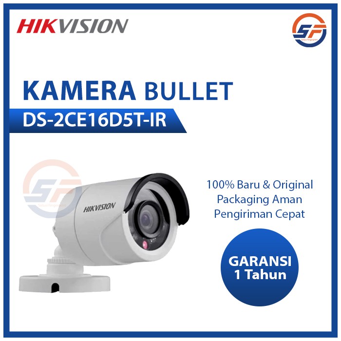 HIKVISION WDR IR Bullet Camera DS-2CE16D5T-IR Kamera IP CCTV