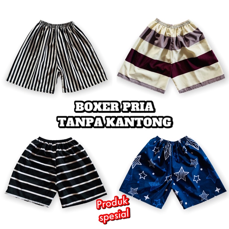 [NK] BOXER PRIA fit to 63 kg / Celana pendek pria