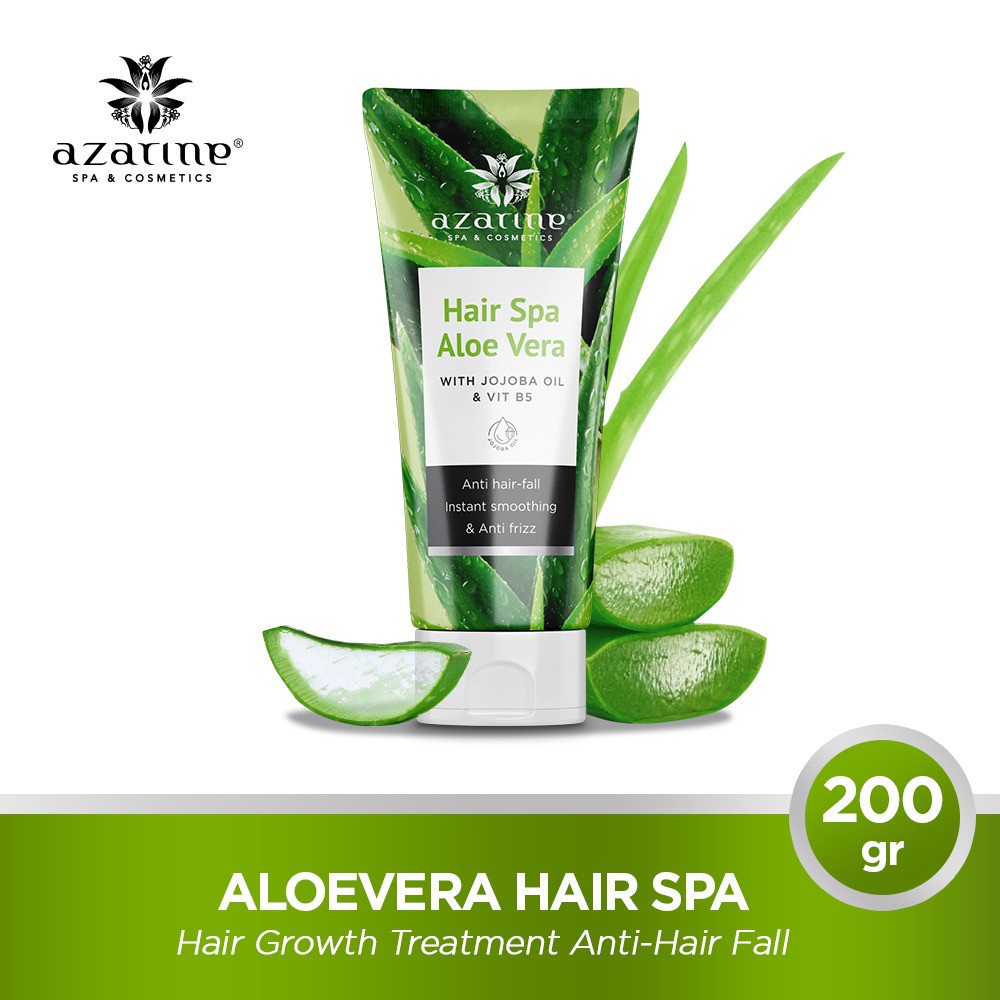 AZARINE Hair Spa aloe vera &amp; apricot - Perawatan Rambut 200gr