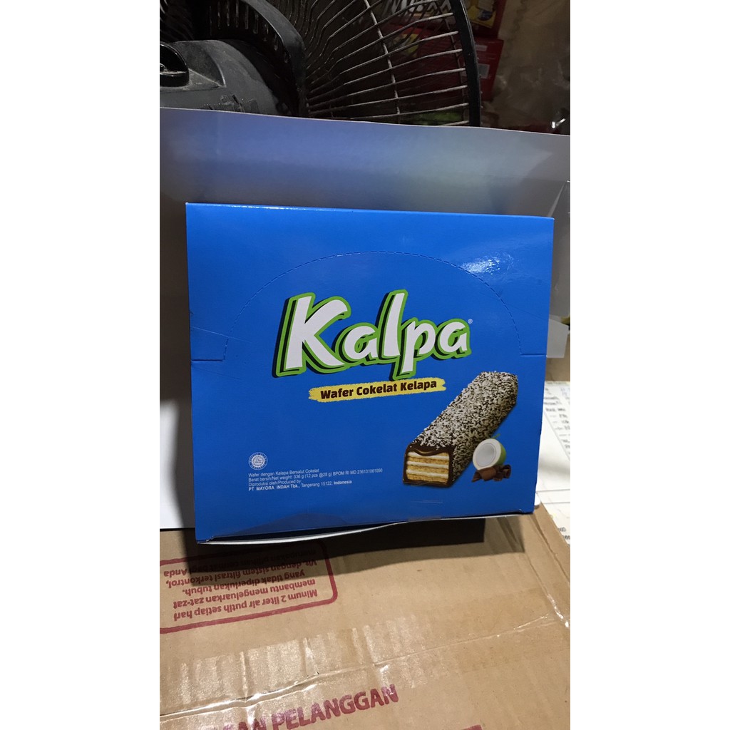 

PROMO KALPA WAFER COKELAT KELAPA 1 PAK BOX DUS 12 PCS 28G 28GR COKLAT TERMURAH