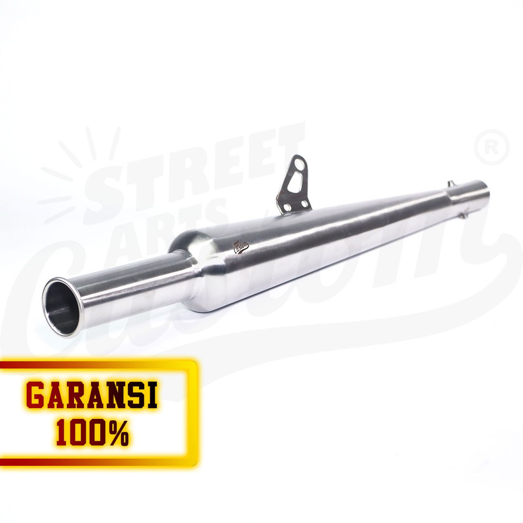 Knalpot / SILENCER TRUMPHET / terompet SAC W175 PNP KAWASAKI W175