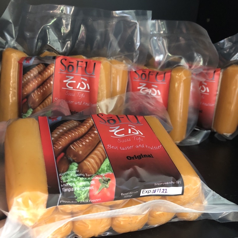 

Sosis Tofu Sausages 500gr Tanpa Pengawet