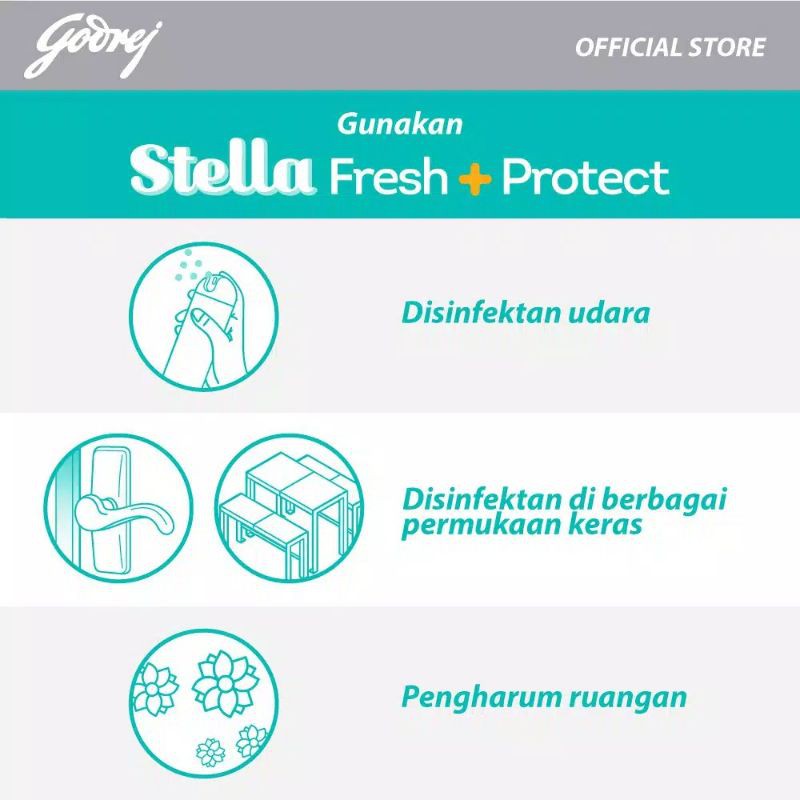 STELLA FRESH &amp; PROTECT AEROSOL FRESH FLORAL 300 ML